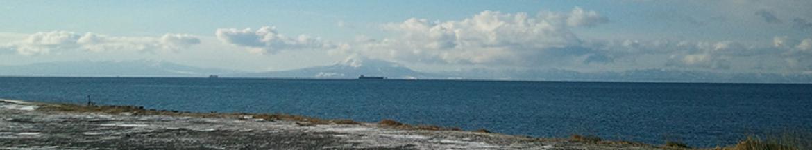 噴火湾の浜辺